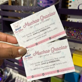 Tarjetas de Agradecimiento