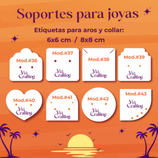 Soporte de Aros/Collar (6x6cm/8x8cm)