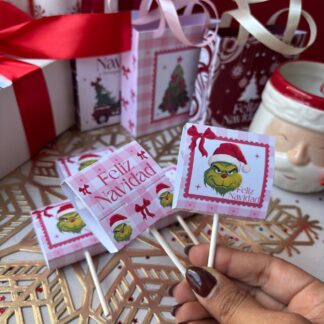 Paleta de Caramelo Navideña