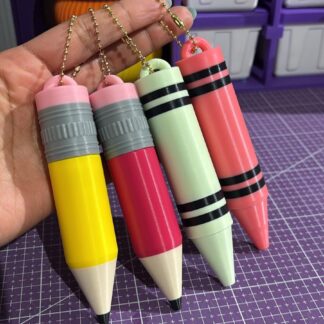 Porta Labial tipo Lápiz y Crayola